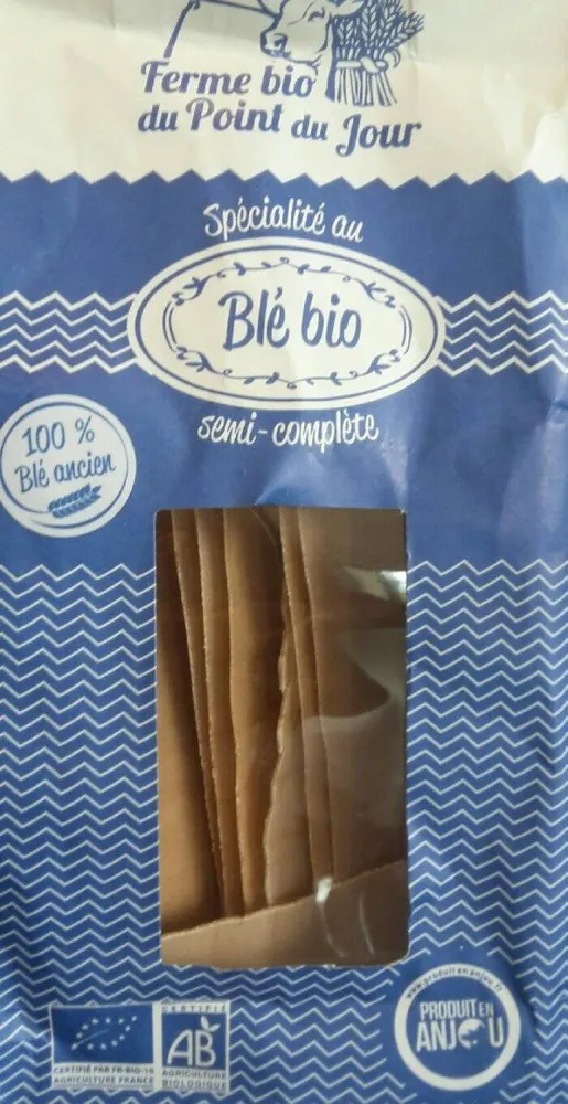 Pate pour lasagne BLÉ BIO