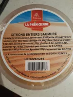 Citrons entiers confits