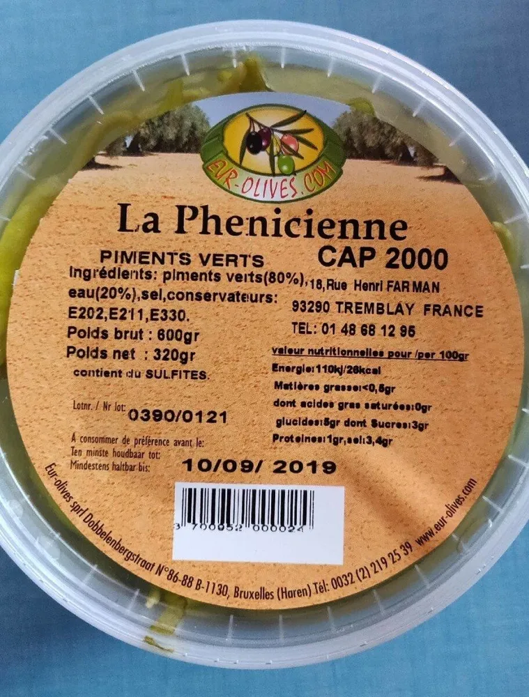 Piments verts