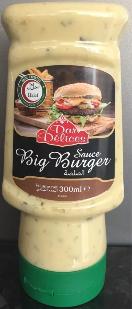 Sauce Big Burger halal