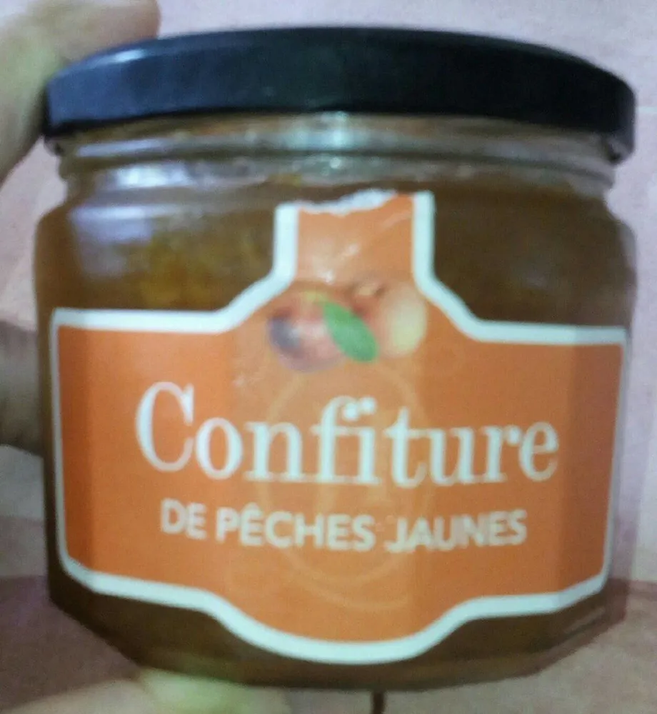 Confiture pêches jaunes