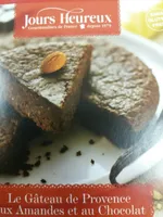Gâteau de Provence aux amandes et au chocolat