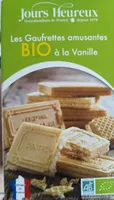 Gaufrettes amusantes bio à la vanille