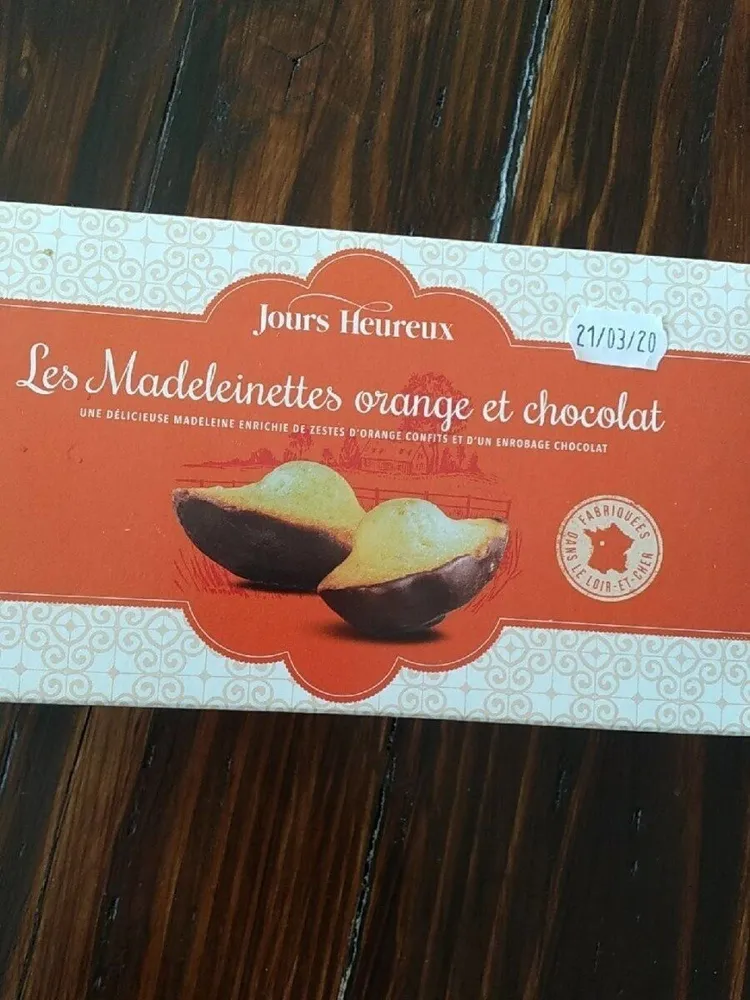 Les madeleinettes orange et chocolat