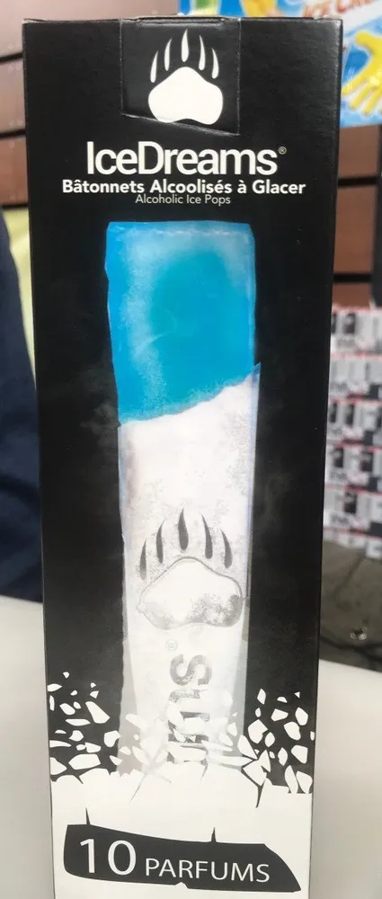 Batonnets glacés alcoolisés