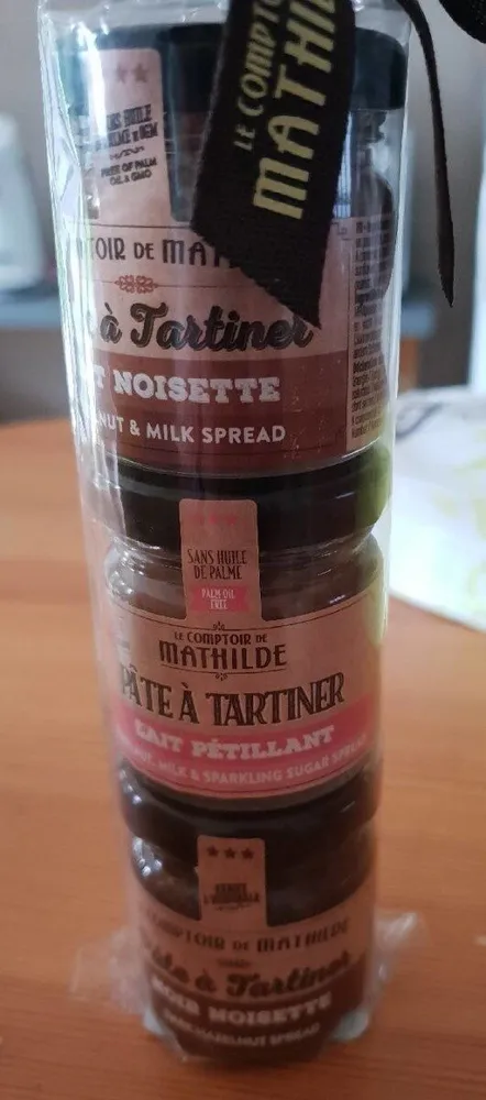 Pâtes à tartiner lait pétillant