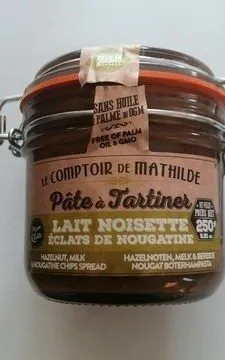Le Comptoir Milk Chocolate And Nougatine Chips Spread