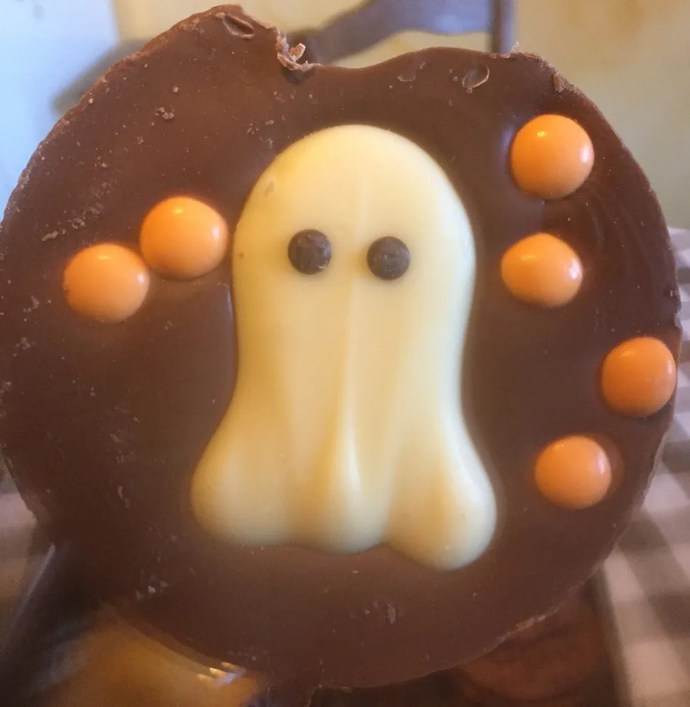 Sucette chocolat Halloween