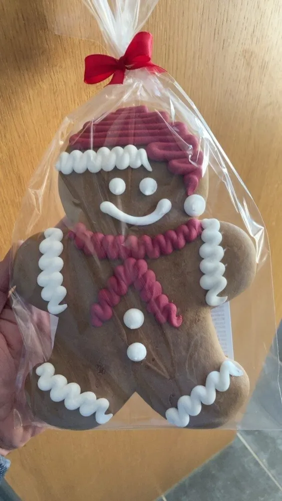 Pain d’epice avec decors sucre