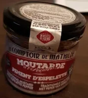 Moutarde à l'ancienne piment d'espelette