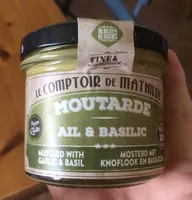 Moutarde ail et basilic