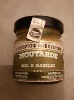 Moutarde ail et basilic