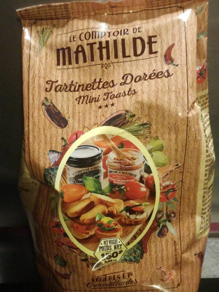Tartinettes dorées