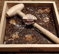 Chocolat à casser noir façon brownie
