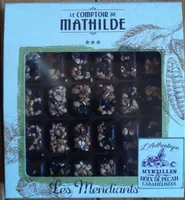 Mendiant aux myrtilles et noix de pécan