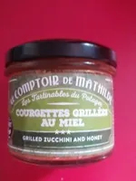 Courgettes grillées au miel