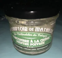 Tartinade concombre a la creme menthe poivree