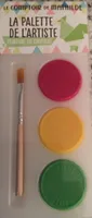 La palette de l'artiste
