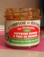 Poivrons rouges et trio de graines