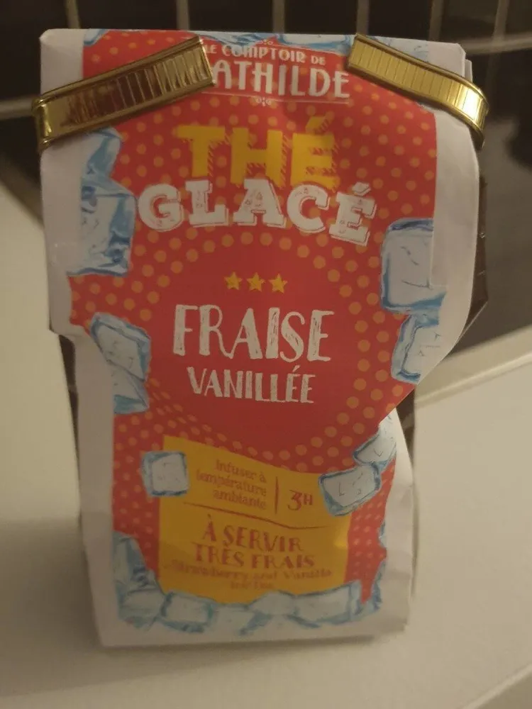 Thé Glacé Fraise Vanillée