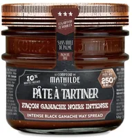 Pâte à tartiner façon ganache noire intense