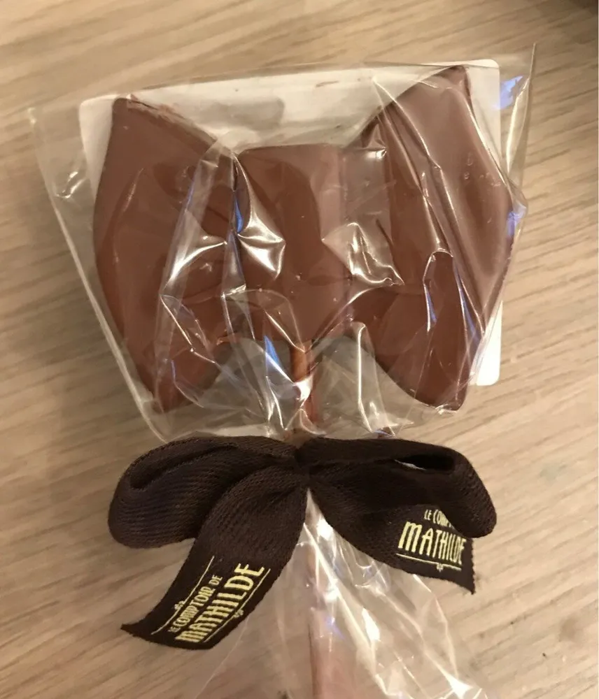 Sucette au chocolat