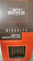 Biscuits spéculoos chocolat lait et noir