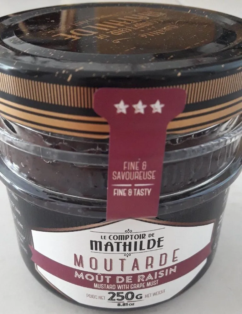 Moutarde moût de raisin