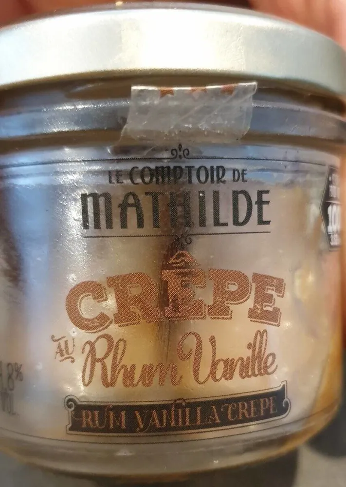Crêpes au rhum vanille