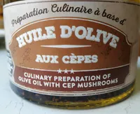 Huile d'olive aux cèpes