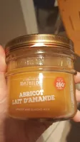 Confiture abricot lait amande