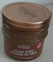 Confiture Pêche Yuzu Graines de Chia