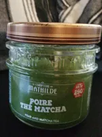 Confiture poire/thé matcha