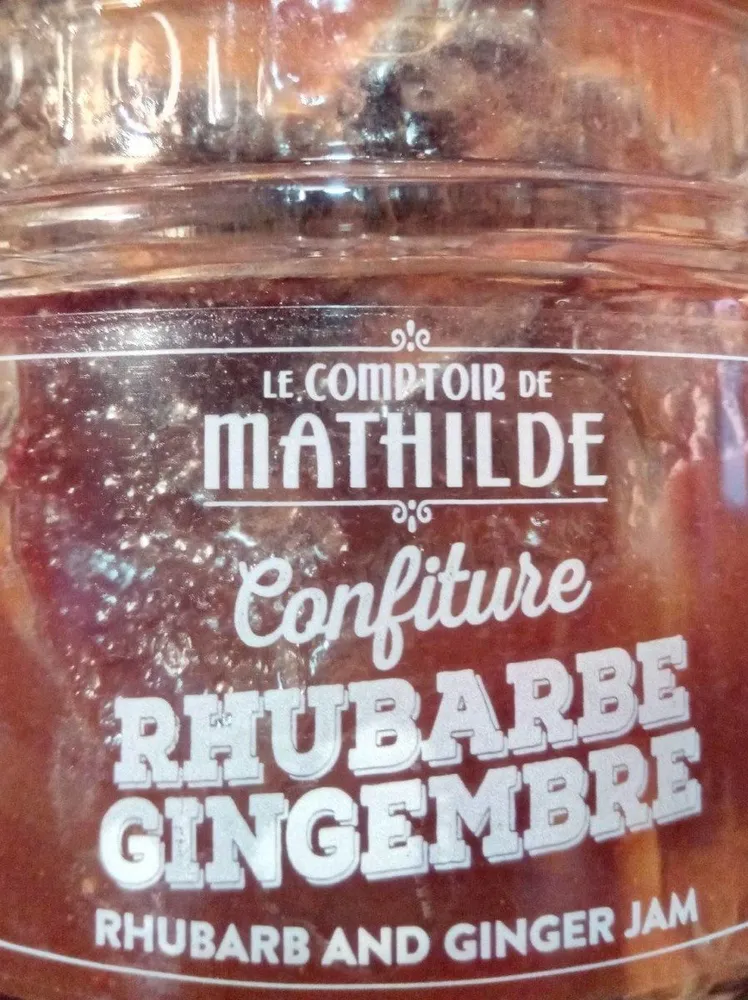 Confiture Rhubarbe gingembre