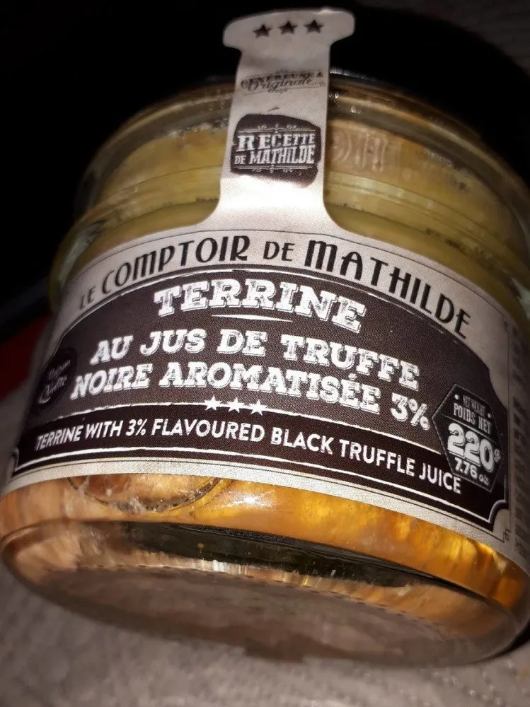 Terrine au jus de truffes