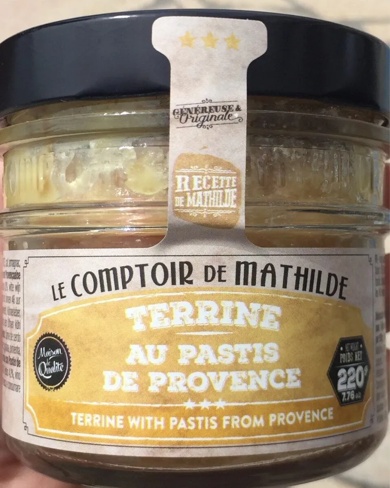Terrine au pastis de provence
