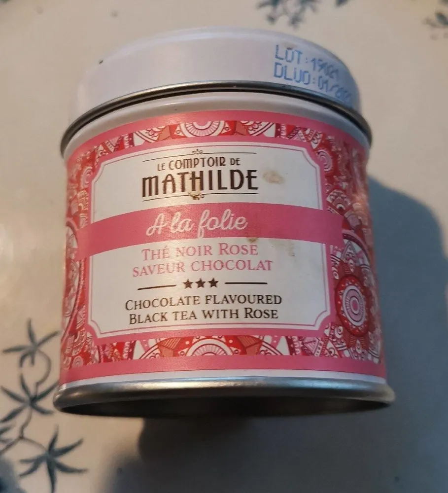 Tea saveur rose chocolat