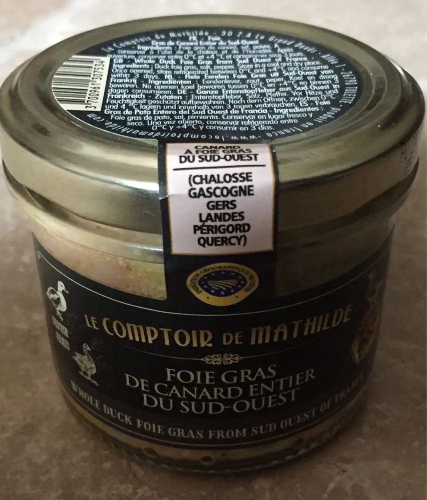 Foie gras de canard entier du Sud-Ouest