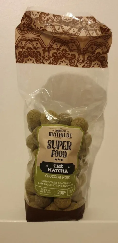 Thé matcha chocolat noir