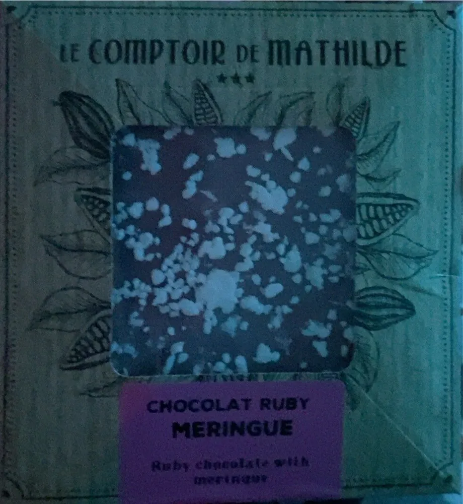 Chocolat ruby meringue