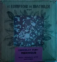 Chocolat ruby meringue