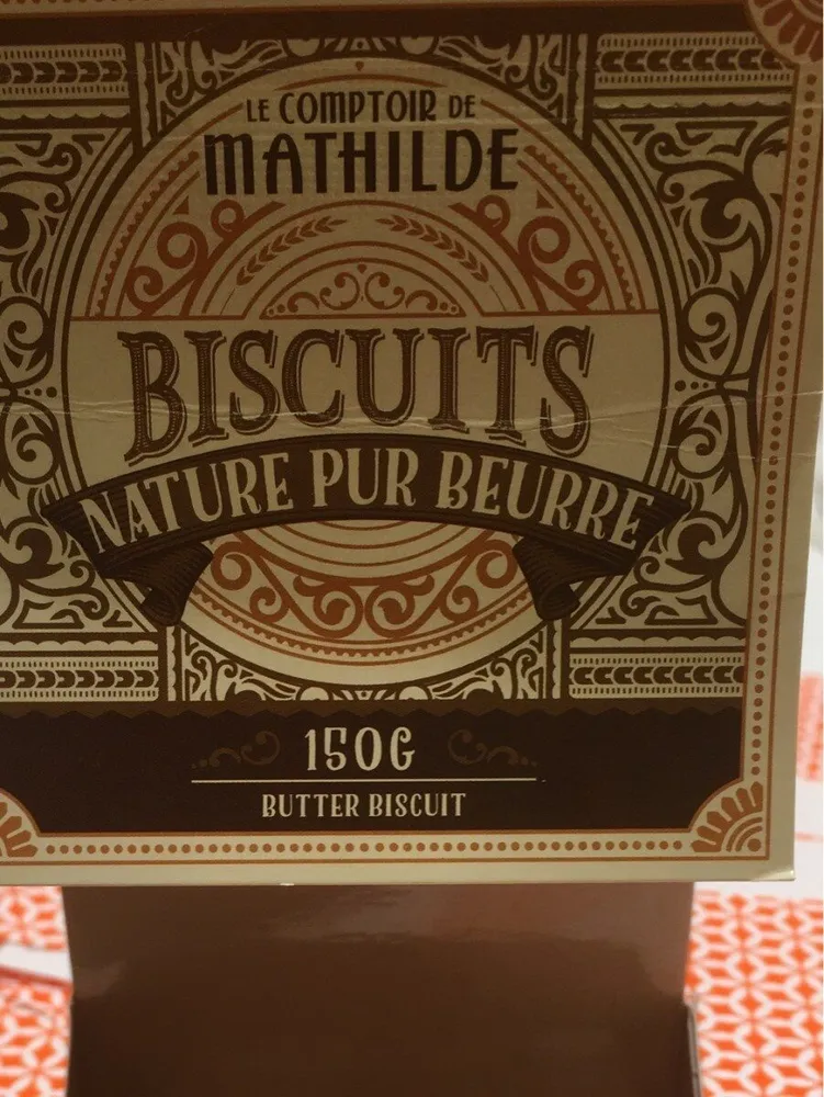 Biscuit nature pur beurre