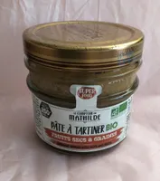 Pâte a tartiner fruits secs et graines