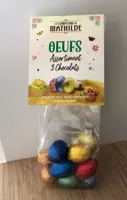 Oeufs Assortiment 3 chocolats