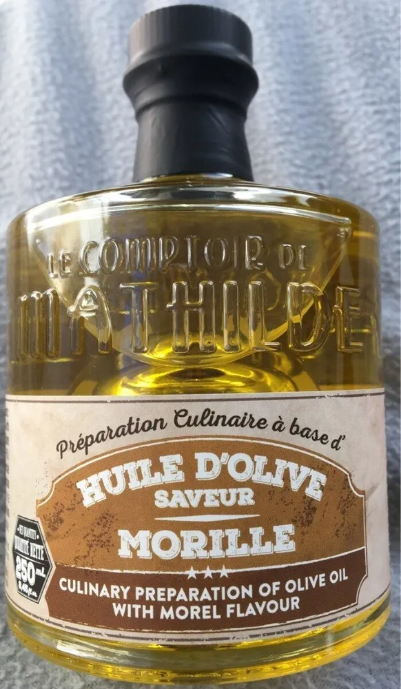 Huile d'olive saveur morille