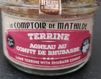 Terrine Agneau au conflit de Rhubarbe