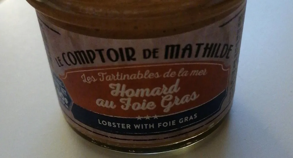Tartinable homard au foie gras