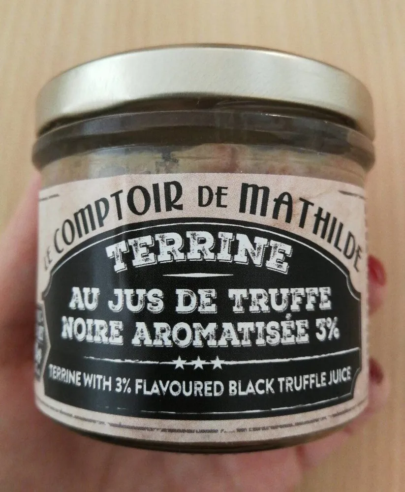 Terrine au jus de truffe noire aromatisée 3%