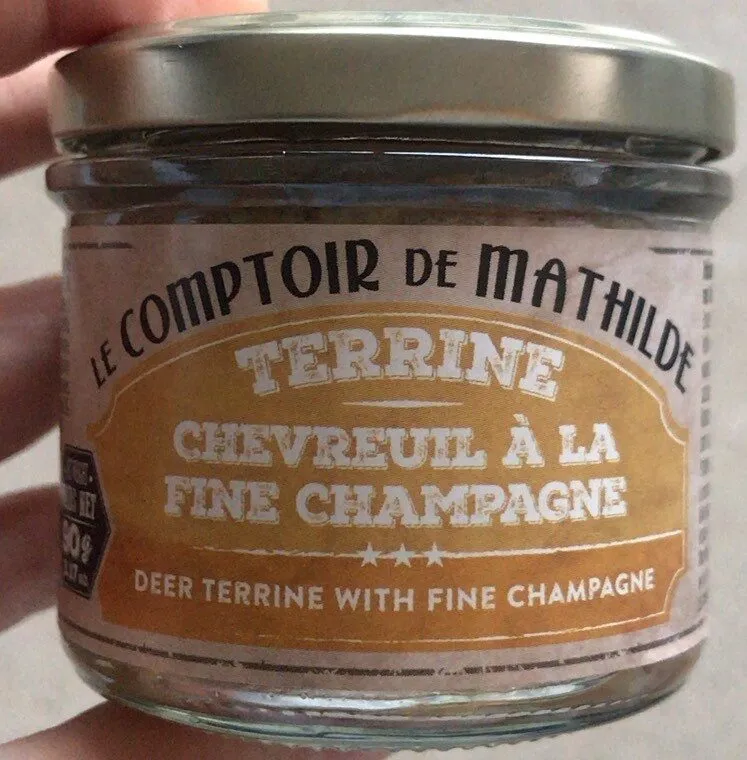 Terrine chevreuil à la fine champagne