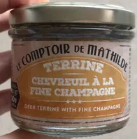 Terrine chevreuil à la fine champagne